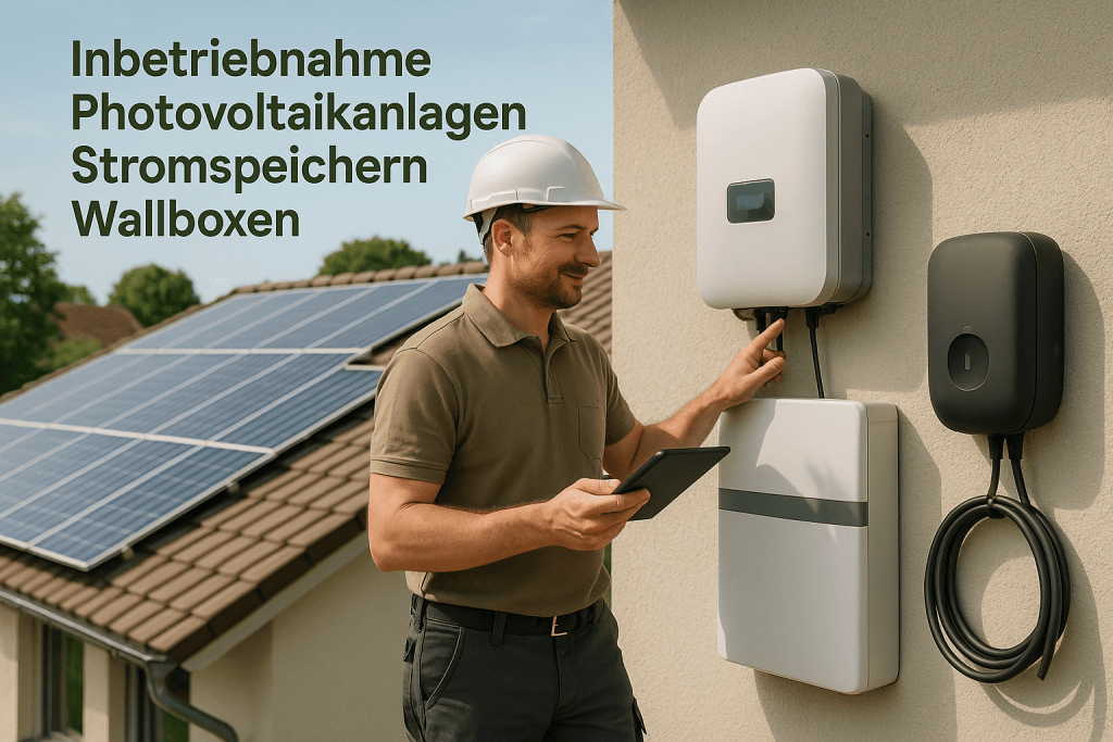 inbetriebnahme photovoltaikanlagen stromspeichern startseite