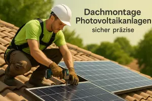 dachmontage photovoltaikanlagen sicher bild